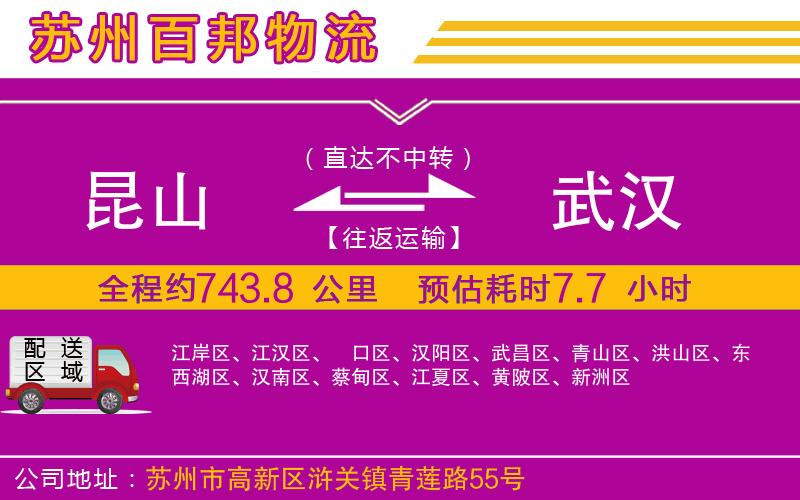 昆山到武漢物流公司
