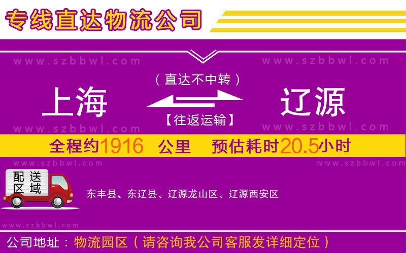 上海到遼源物流公司