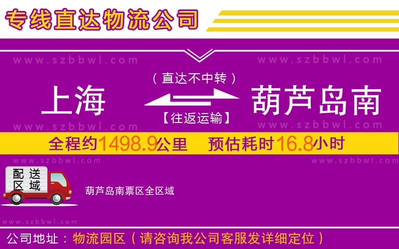 上海到葫蘆島南票區(qū)物流公司