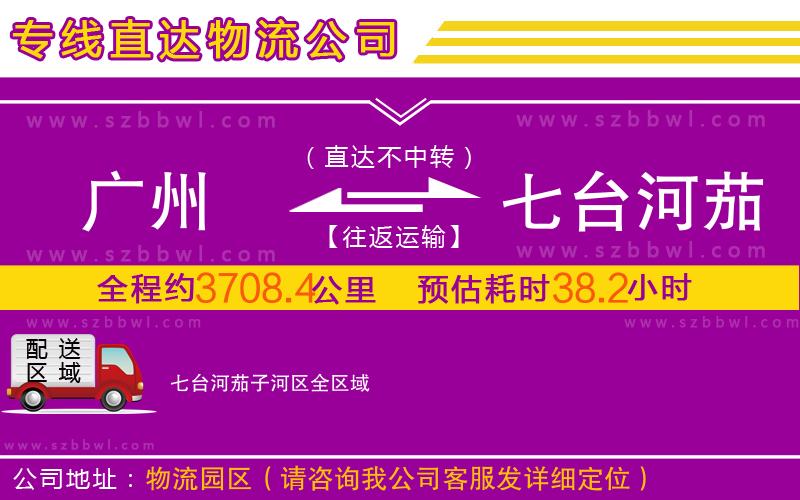 廣州到七臺河茄子河區(qū)物流公司