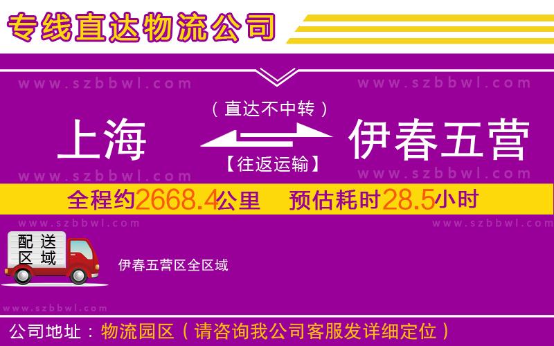 上海到伊春五營區(qū)物流公司
