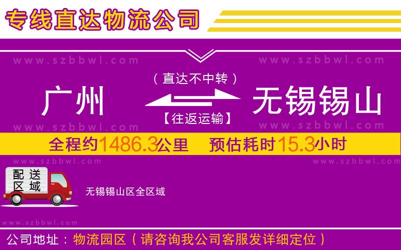 廣州到無(wú)錫錫山區(qū)物流專線