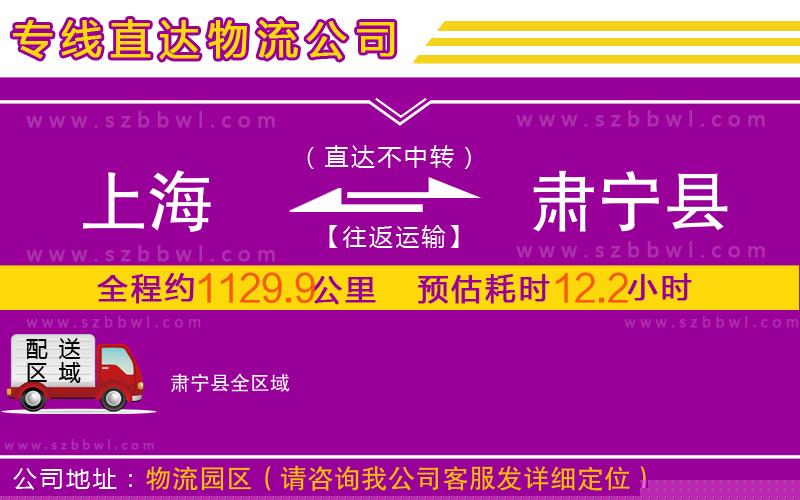 上海到肅寧縣物流公司