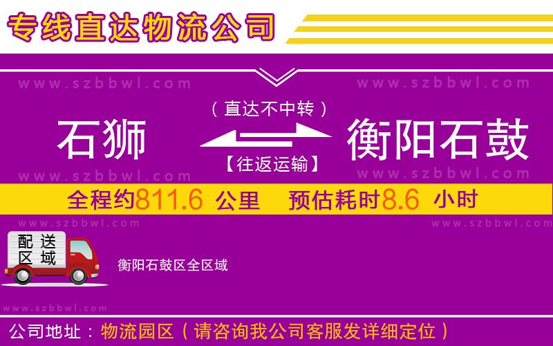 石獅到衡陽石鼓區(qū)物流專線