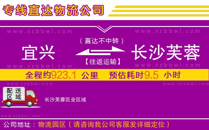 宜興到長(zhǎng)沙芙蓉區(qū)物流專(zhuān)線