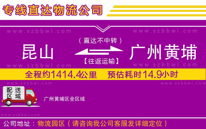 昆山到廣州黃埔區(qū)物流專(zhuān)線(xiàn)