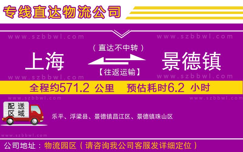 上海到景德鎮(zhèn)物流公司