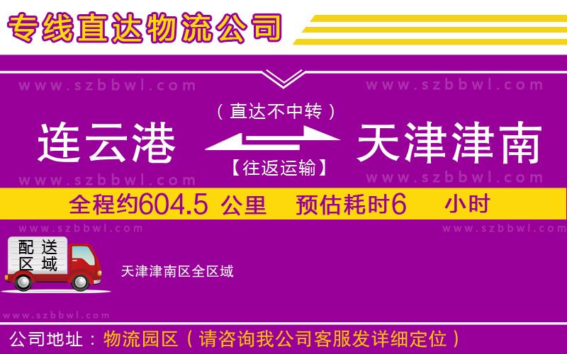 連云港到天津津南區(qū)物流專線