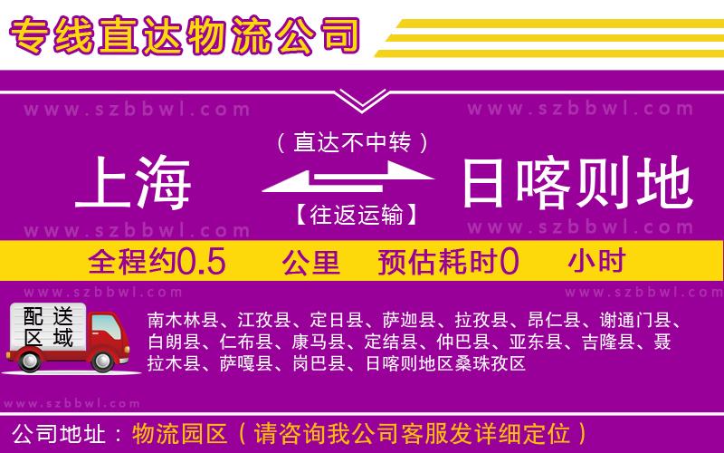 上海到日喀則地區(qū)物流公司