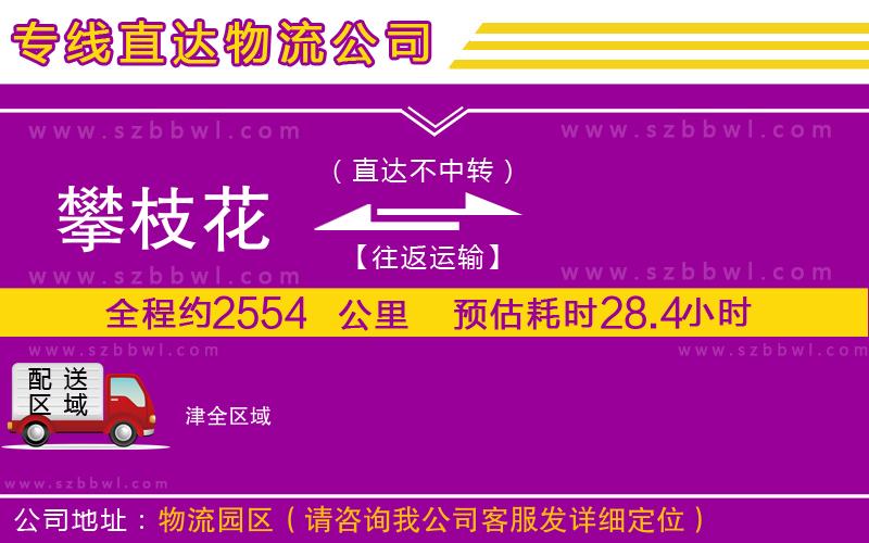 攀枝花到津物流專(zhuān)線