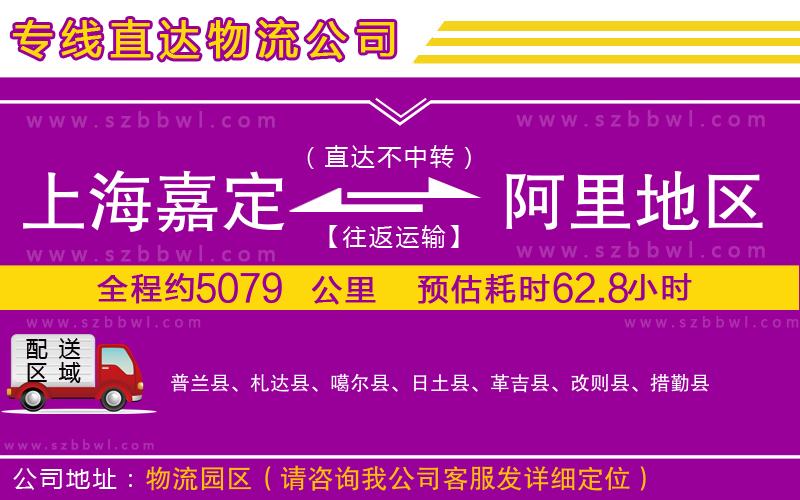 上海嘉定區(qū)到阿里地區(qū)物流公司