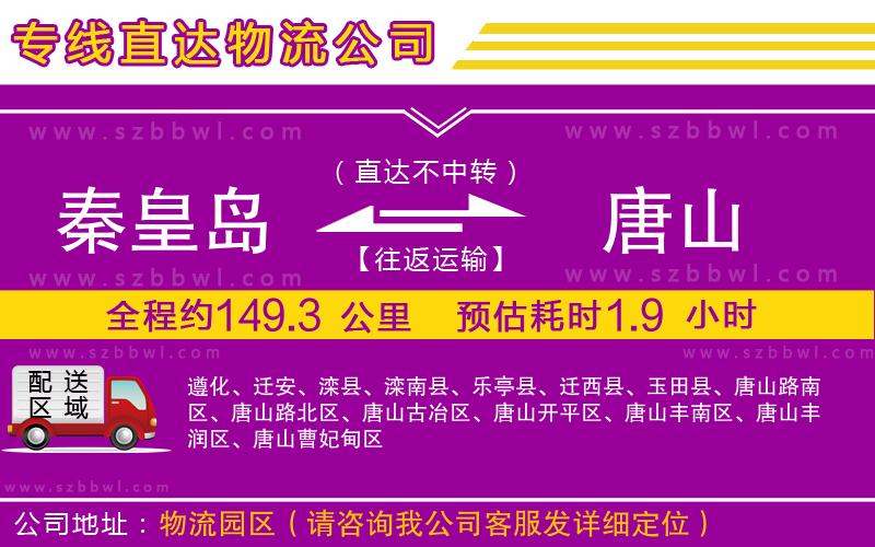 秦皇島到唐山物流專(zhuān)線