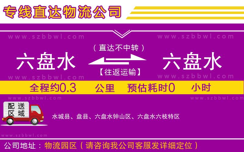 六盤水到六盤水物流公司