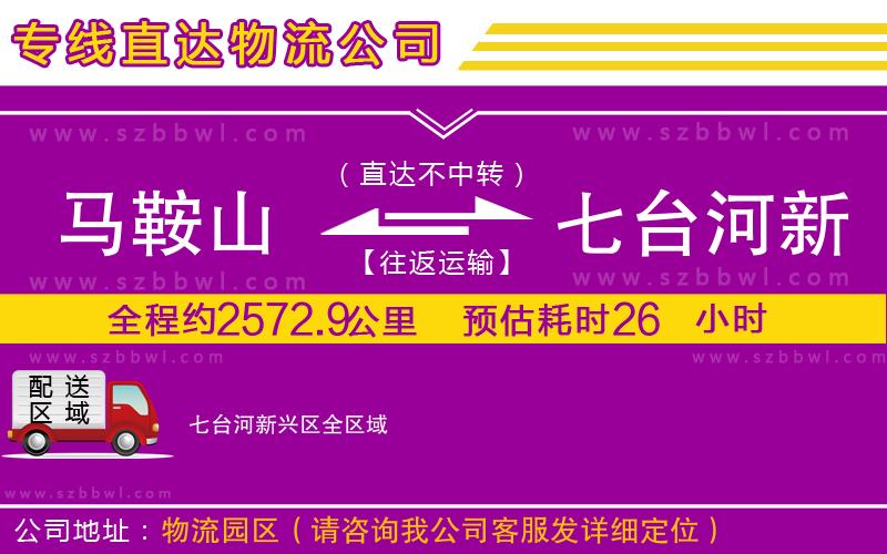 馬鞍山到七臺(tái)河新興區(qū)物流專線