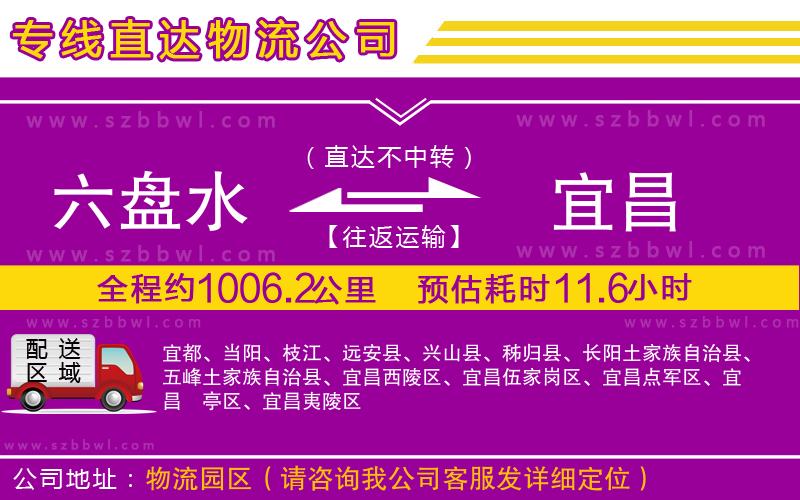 六盤水到宜昌物流公司