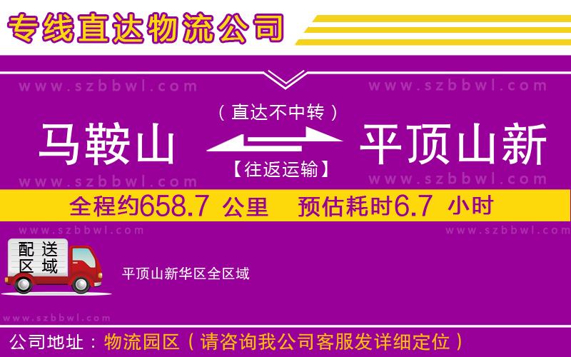 馬鞍山到平頂山新華區(qū)物流公司