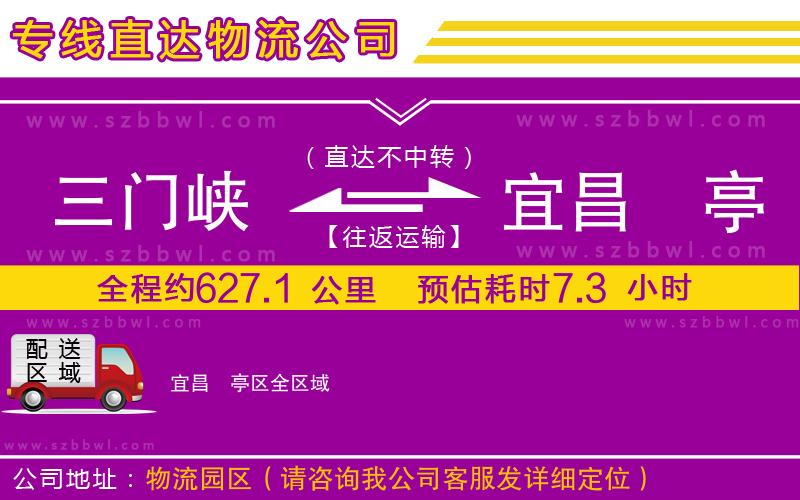三門峽到宜昌猇亭區(qū)物流公司