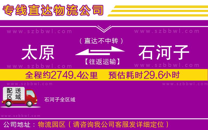 太原到石河子物流公司