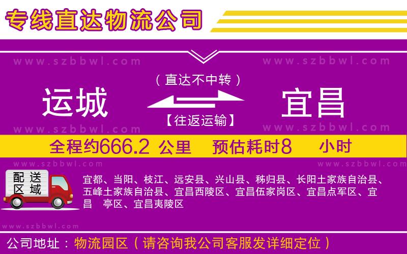 運(yùn)城到宜昌物流專(zhuān)線