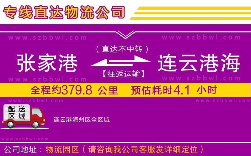 張家港到連云港海州區(qū)貨運專線