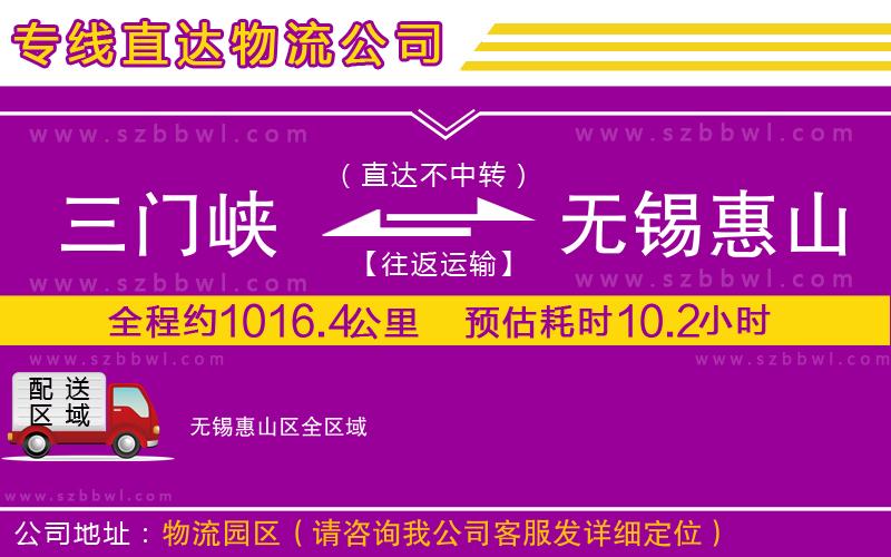 三門峽到無(wú)錫惠山區(qū)物流專線