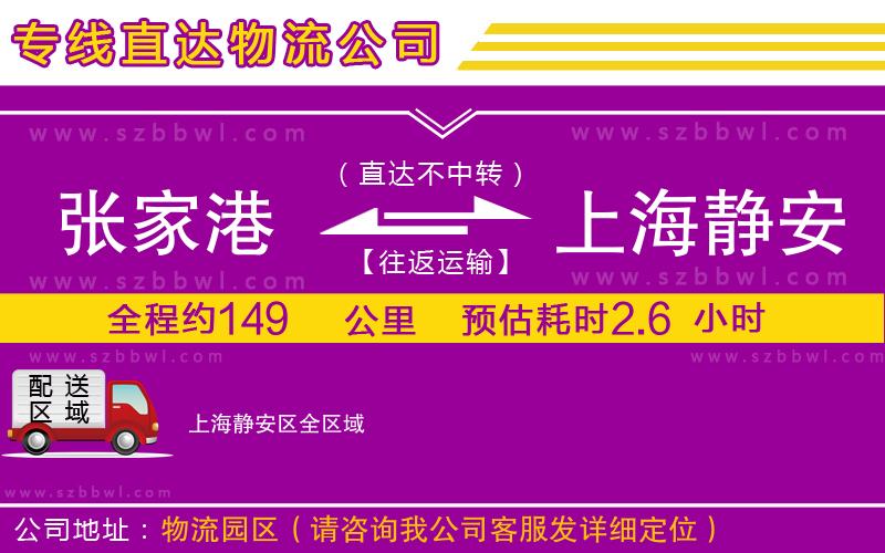 張家港到上海靜安區(qū)貨運(yùn)專線