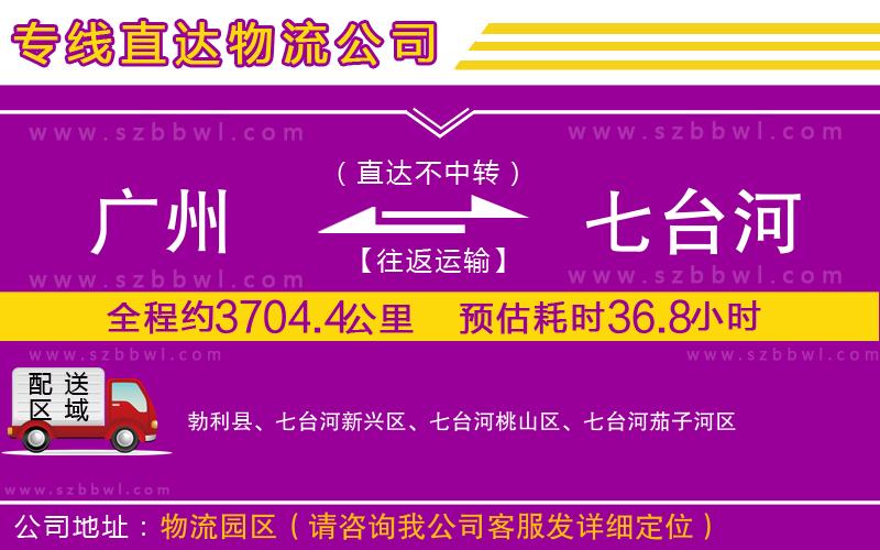 廣州到七臺(tái)河貨運(yùn)專線