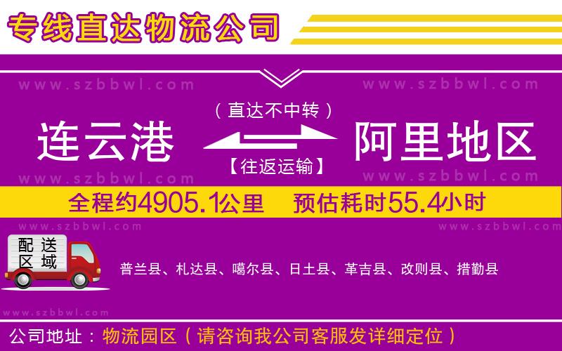 連云港到阿里地區(qū)貨運專線