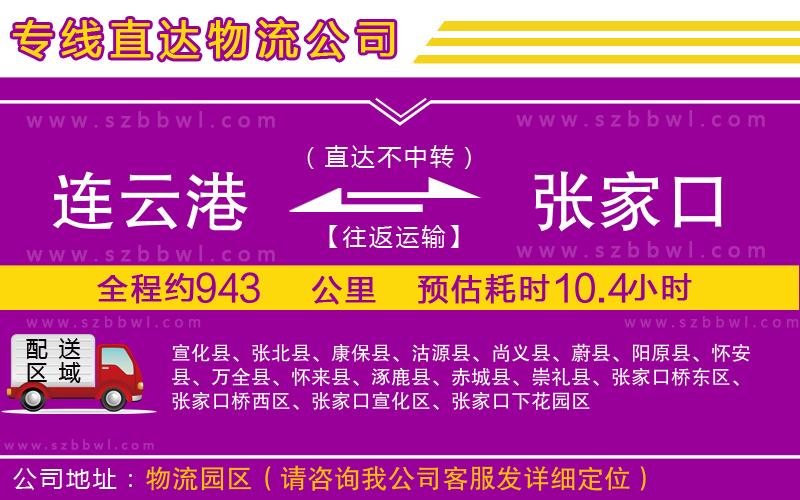 連云港到張家口貨運(yùn)專線