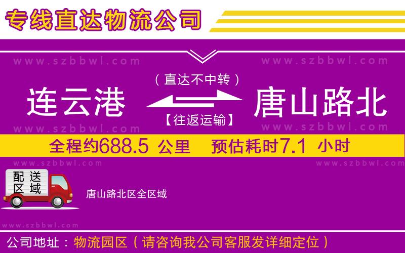 連云港到唐山路北區(qū)物流專線