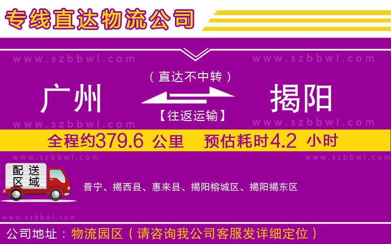 廣州到揭陽貨運專線