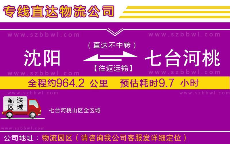 沈陽(yáng)到七臺(tái)河桃山區(qū)貨運(yùn)專線