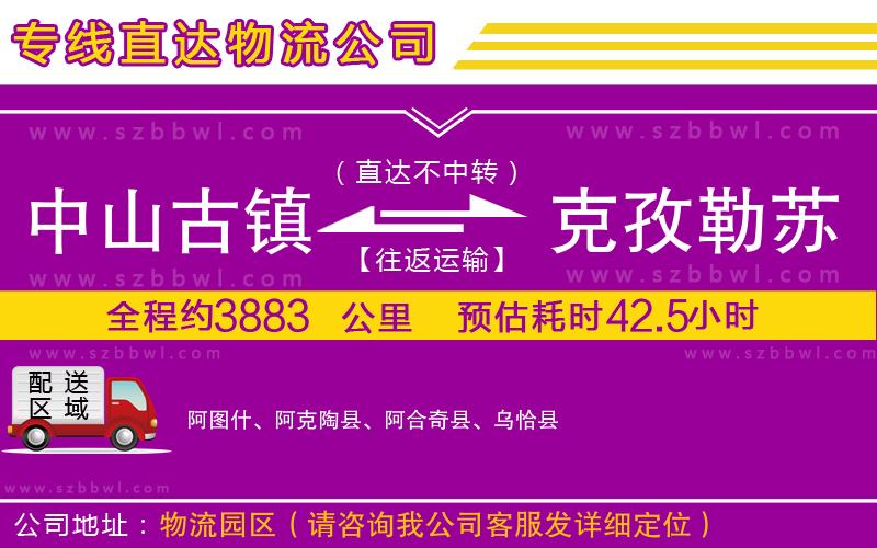 中山古鎮(zhèn)到克孜勒蘇柯?tīng)柨俗巫灾沃菸锪鲗?zhuān)線