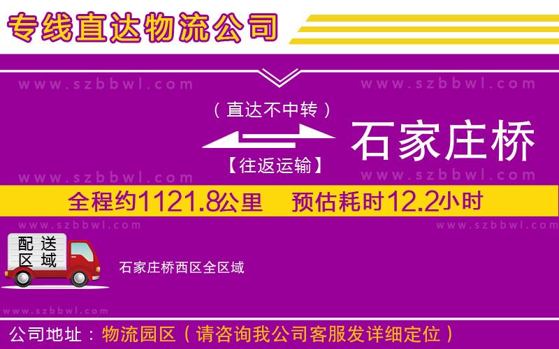 石家莊到沈陽物流專線