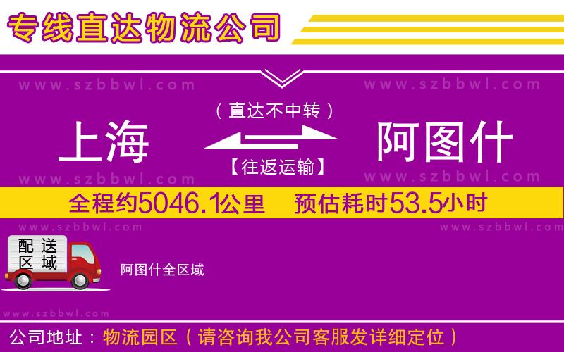 上海到阿圖什物流專線