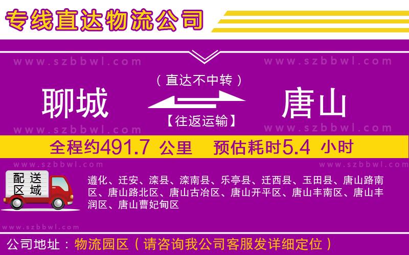 聊城到唐山貨運專線