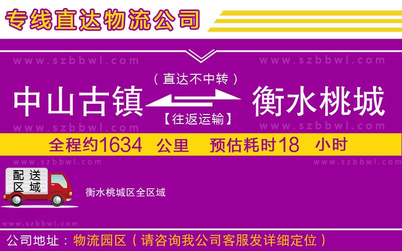 中山古鎮(zhèn)到衡水桃城區(qū)物流專線