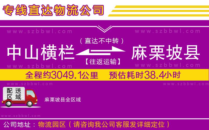 中山橫欄到麻栗坡縣物流專線