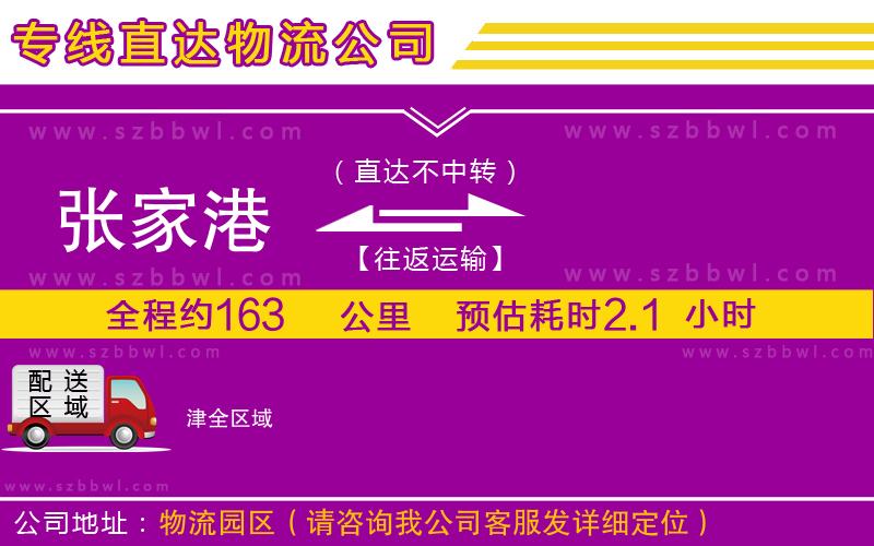 張家港到津物流專線