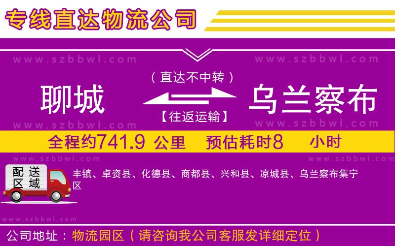 聊城到烏蘭察布物流公司