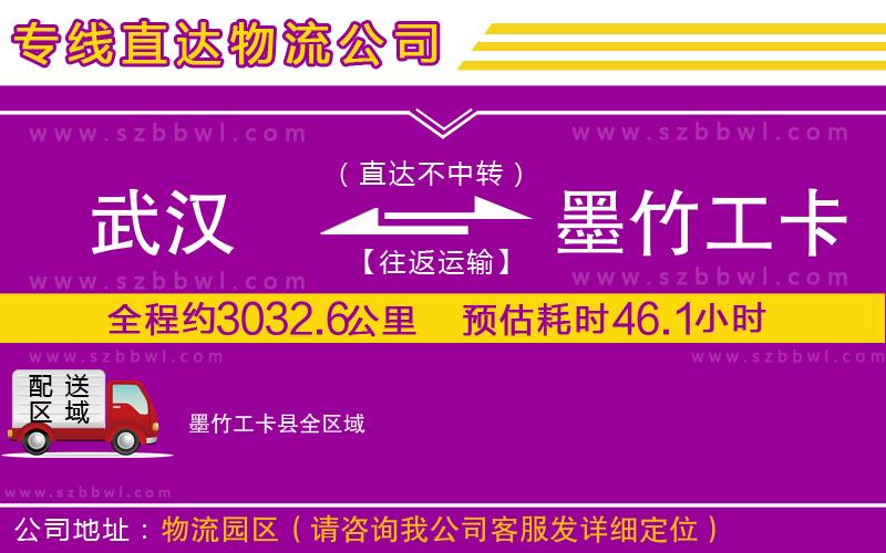 武漢到墨竹工卡縣物流專線