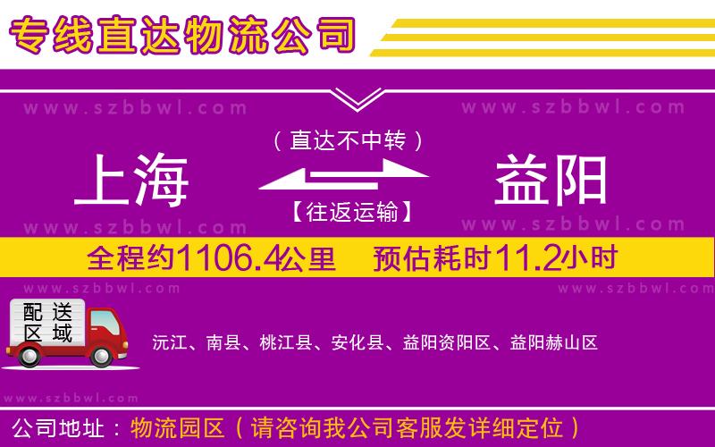 上海到益陽物流專線