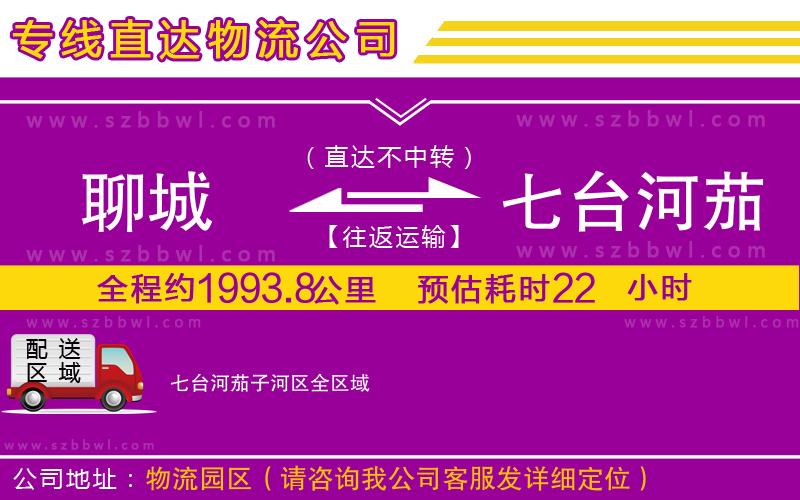 聊城到七臺河茄子河區(qū)物流公司