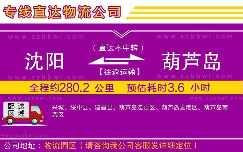 沈陽(yáng)到葫蘆島貨運(yùn)專線