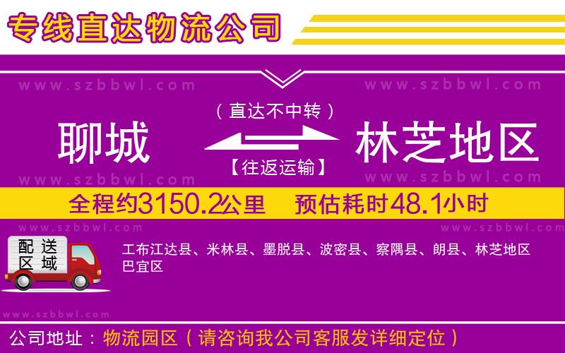 聊城到林芝地區(qū)貨運(yùn)專線