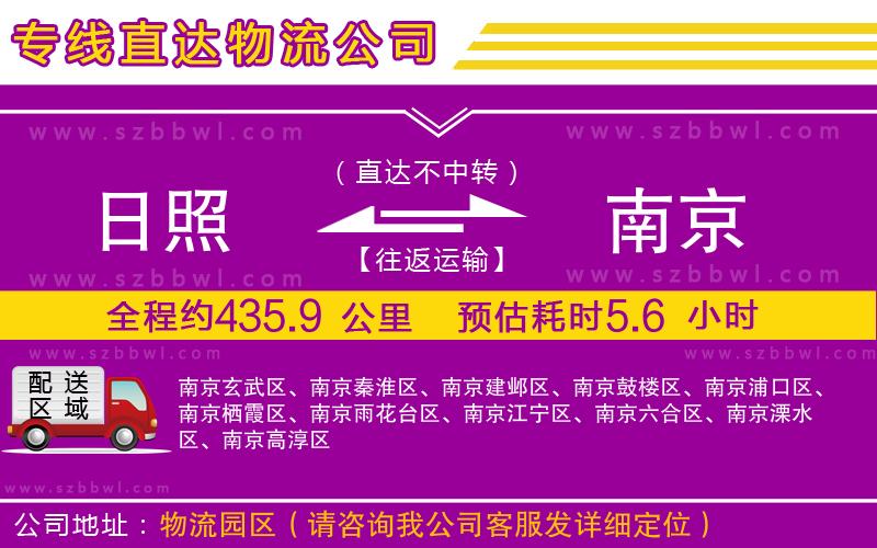 日照到南京貨運(yùn)專線